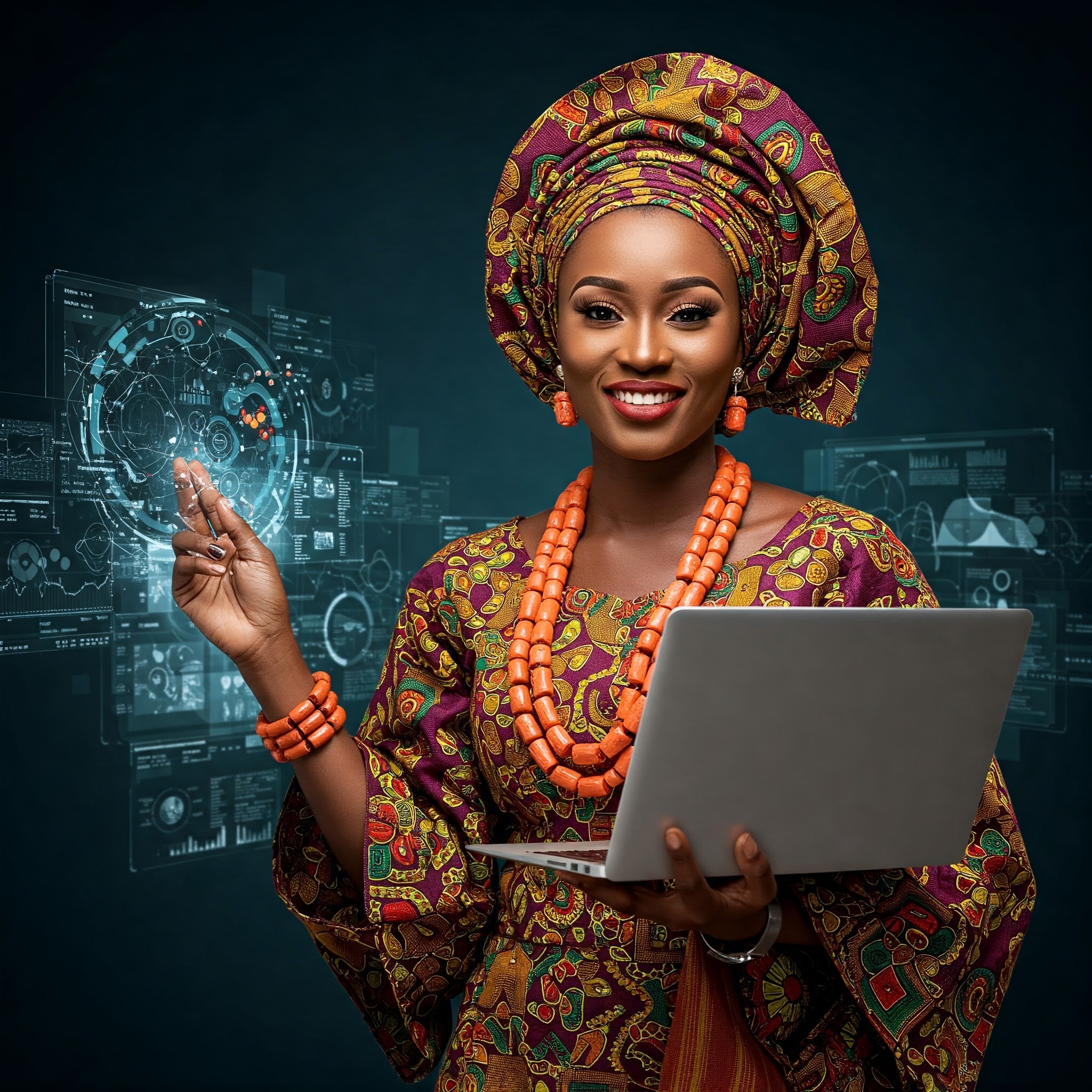 Abstract welcome graphic